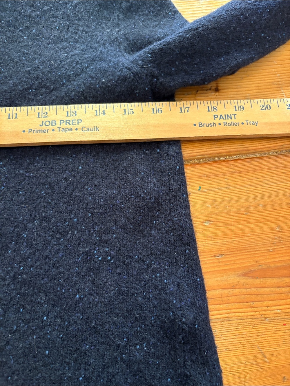 J Crew Navy Wool Cowl Neck Sweater Small Chunky Knit Minimalist - Picture 7 of 9